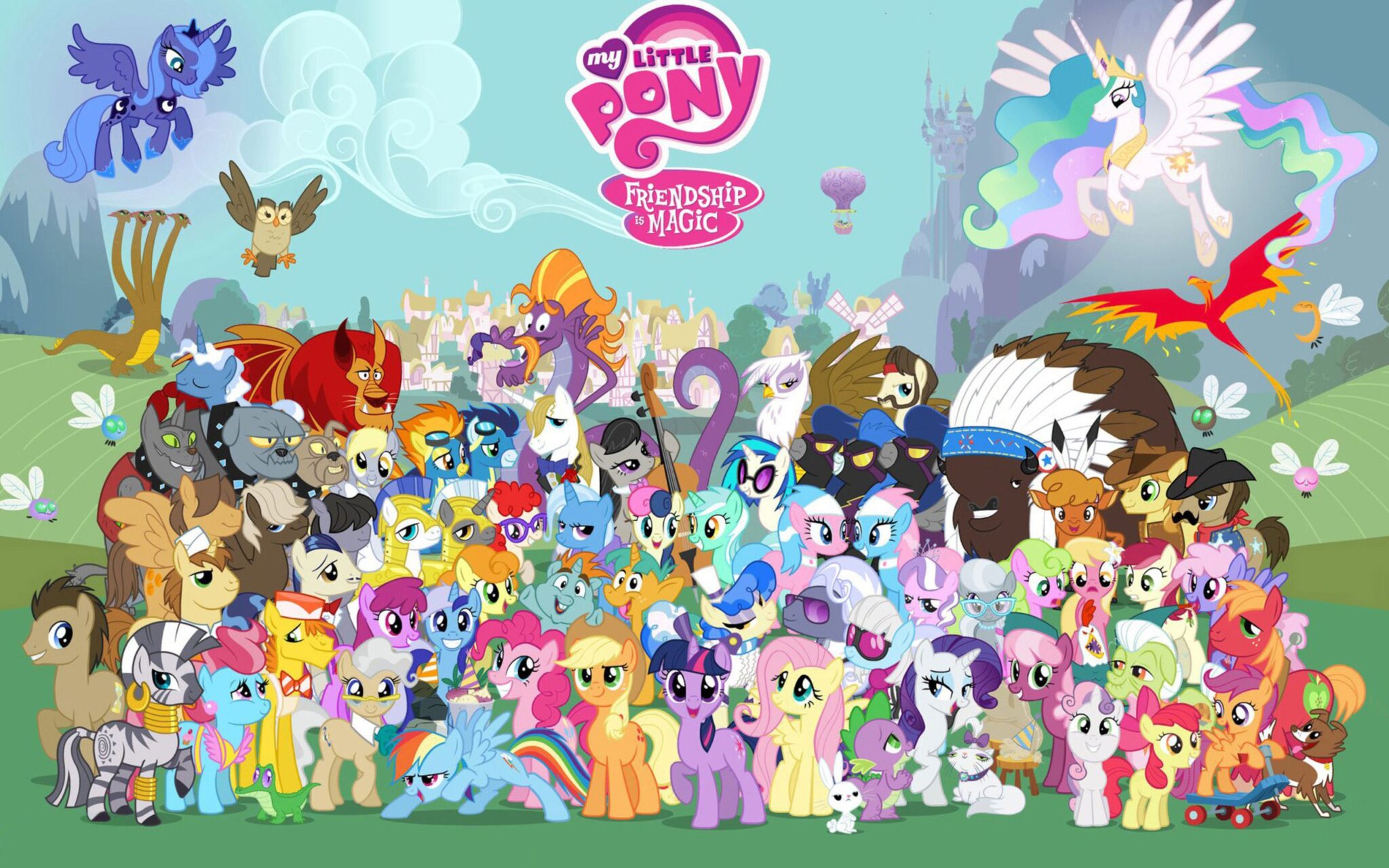 8 My Little Pony Teams & Zoom Backgrounds Funny Meeting Backgrounds