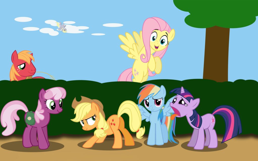 8 My Little Pony Teams & Zoom Backgrounds Funny Meeting Backgrounds